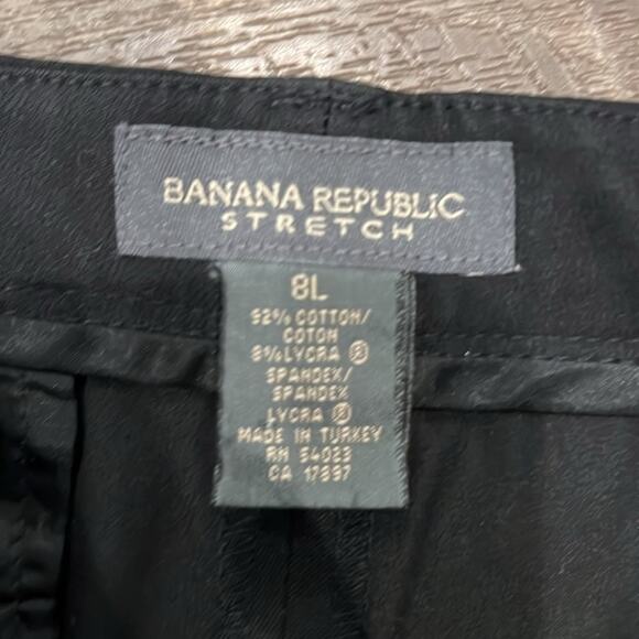 Republic Women's Stretch High Rise Wide Leg Trouser Pant Black Size 8L - Picture 5 of 7